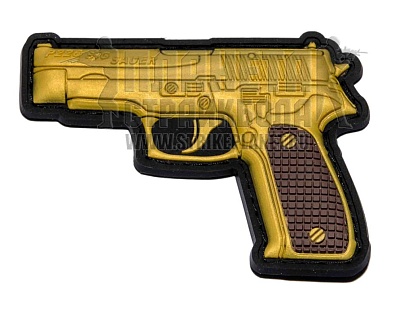 детальное фото Нашивка Zlo "Sig Sauer" пвх tan интернет-магазин "Планета страйкбола"