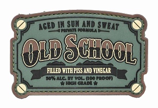 детальное фото Нашивка Zlo "Old school PVC" олива интернет-магазин "Планета страйкбола"