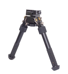 Сошки складные телескопические V9, черные (v9risbk)