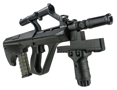 Автомат Snow Wolf Steyr AUG с прицелом и ремнем, черный (sw-020tabk)