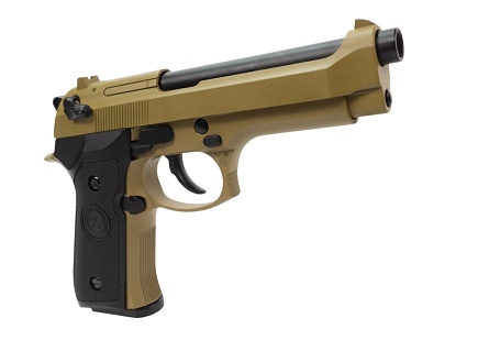 Пистолет WE Beretta M92FS greengas tan(gp301t)