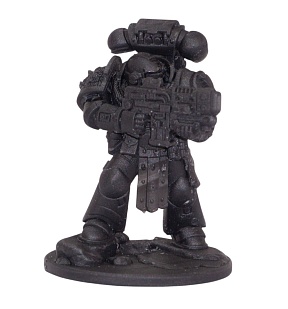 фигурка космодесант легион имперских кулаков / adeptus astartes intercessor imperial fists, warhammer 40k, подставка 32 мм