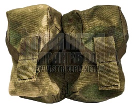 детальное фото Подсумок под 2 ССО гранаты Ф1/РГД-5/РГО/РГН molle A-TACS FG Camo интернет-магазин "Планета страйкбола"