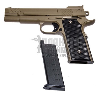 Galaxy Пистолет Smith & Wesson 945 спринг, tan (g20d)