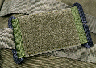 Патч панель стропа Strike 50х70 мм липучка велкро на MOLLE для нашивок / шевронов, олива