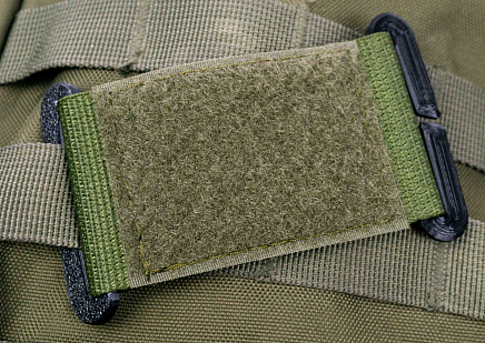 Патч панель стропа Strike 50х70 мм липучка велкро на MOLLE для нашивок / шевронов, олива