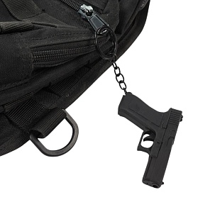 Брелок Strike Пистолет Glock, полимер, черный