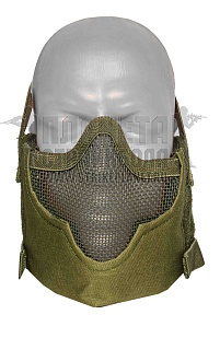 детальное фото Маска Kingrin с защитой ушей велкро олива (ma-65-od) интернет-магазин "Планета страйкбола"